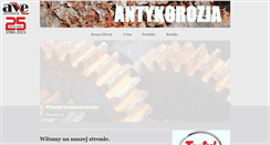 Desktop Screenshot of antykorozja.com